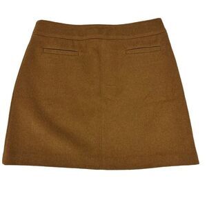Loft Wool Blend Skirt size 10 Carmel